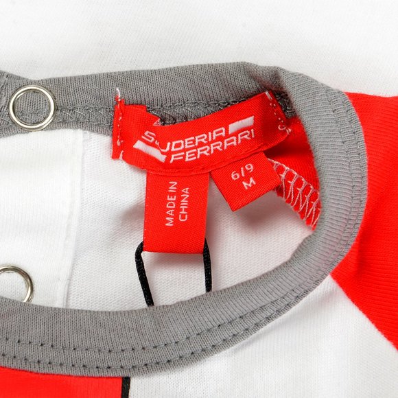 Scuderia Ferrari Infant Boy "Driver Print SS" Short Sleeve T-Shirt - Picture 3 of 4